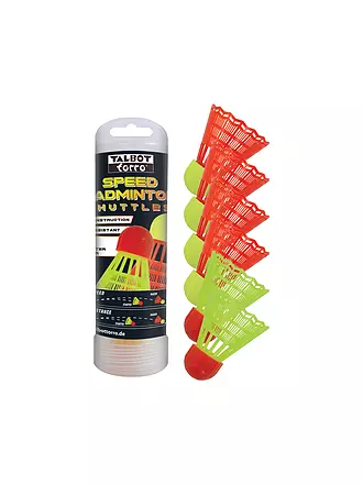 TALBOT TORRO | Balles de speed badminton, lot de 6 |